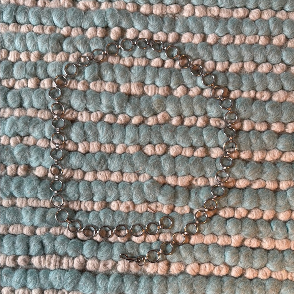 Elegant Silver Chain Belt from Urban Outfitters
